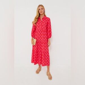 Pomander Place by Tuckernuck
Hot Pink Ikat Mabel Maxi Dress